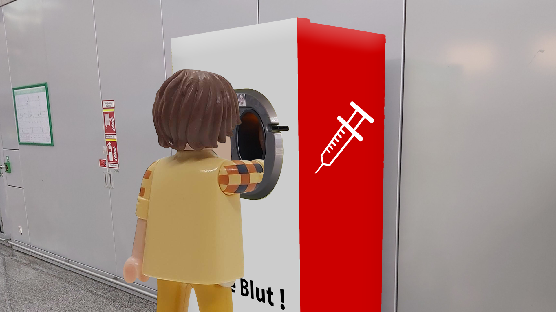 Schnelle Blutspende am Automaten
