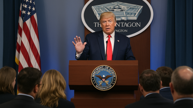 Trump, die Medien und das Pentagon: Ein neuer Kampf um die Wahrheit