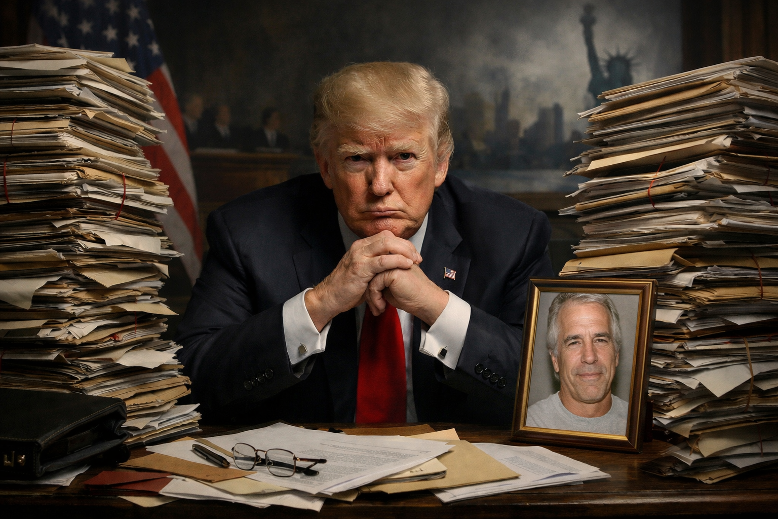 Im Schatten der Aktenberge: Donald Trumps Kampf um seine Reinwaschung