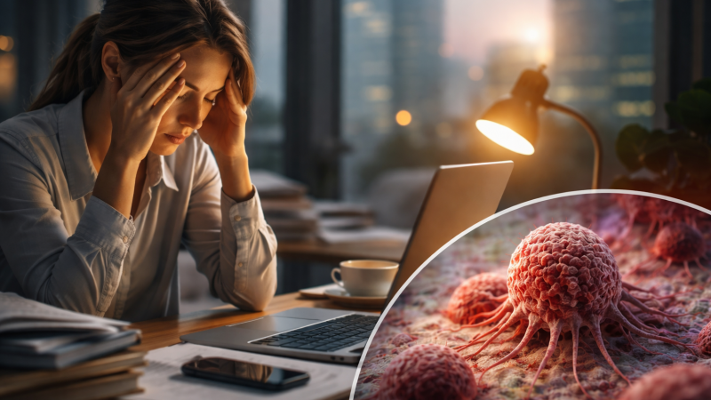 Wie Dauerstress Krebs begünstigen kann